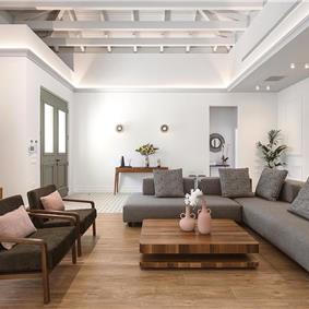 5 bedroom villa with indoor and outdoor pool in Chania town, sleeps 10